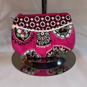 Vera Bradley Cupcakes Pink Sweetheart Pouch Coin Purse Retired